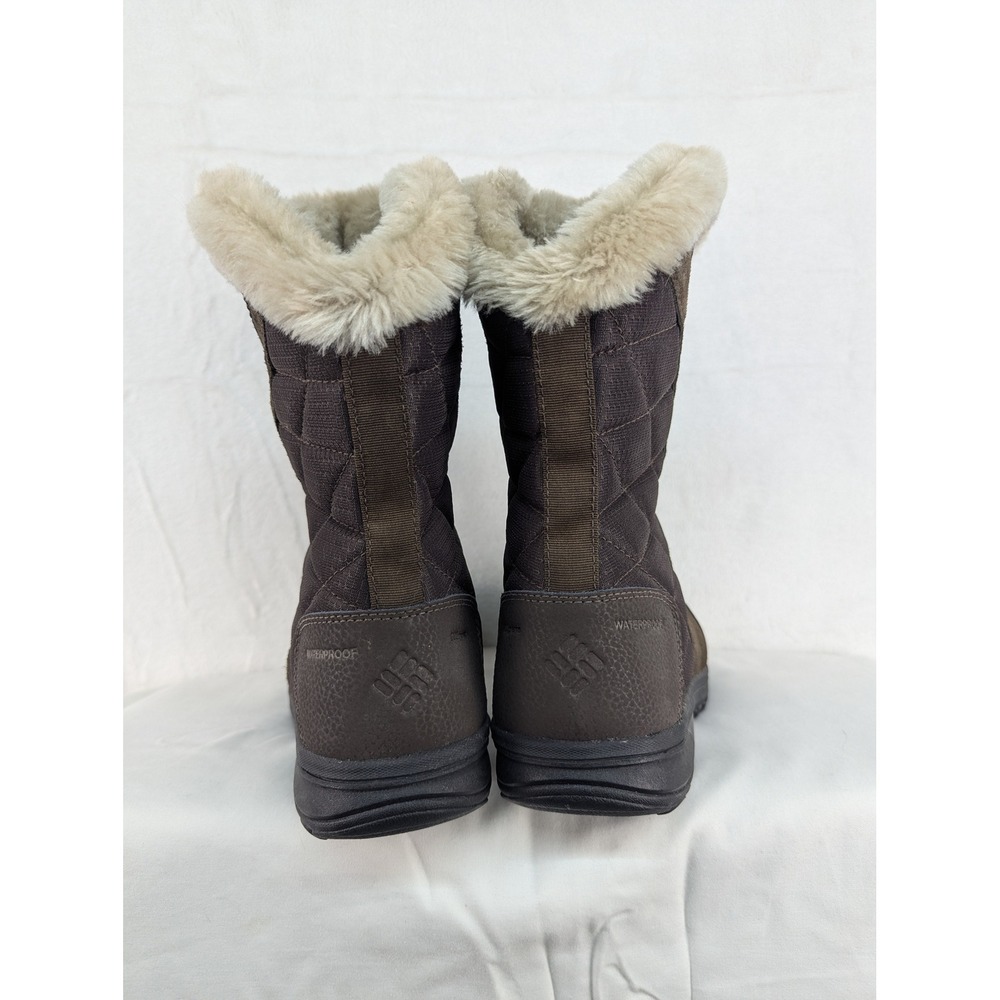 Columbia Minx Mid II Omni-Heat Waterproof Winter Boots‎ Brown Womens 10 - Picture 3 of 10